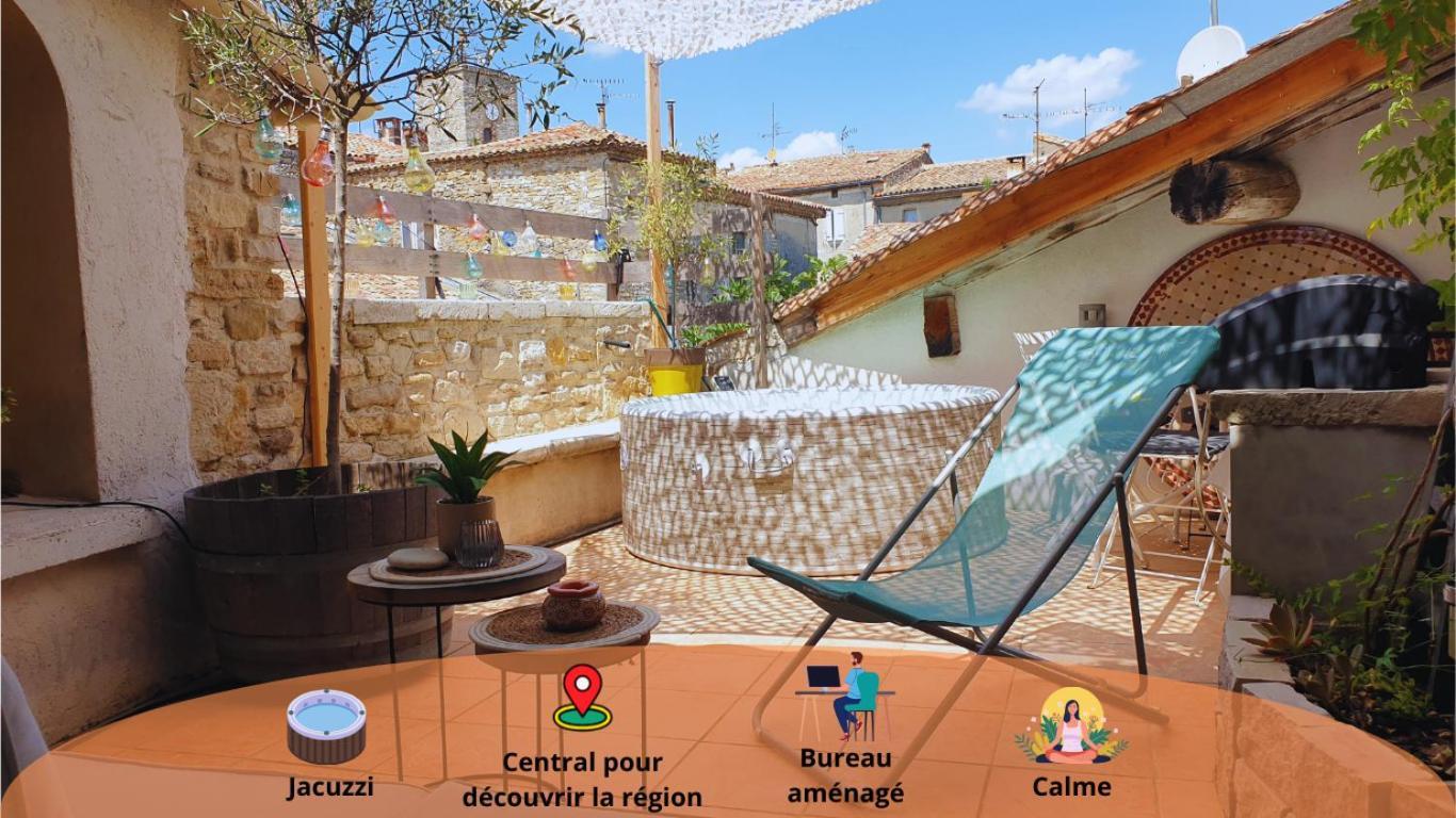 Maison Avec Jacuzzi Et Terrasse Sur Les Toits Brignon 외부 사진
